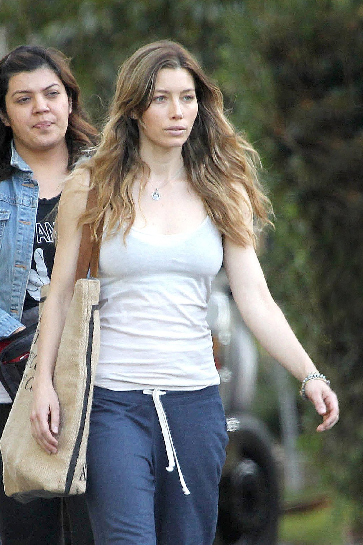 Jessica Biel – “Shiva and May” set candids, LA 10/17/13 