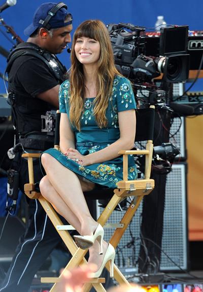 Jessica Biel Good Morning America in New York 03.08.12 