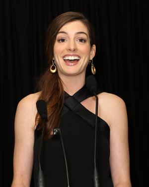 Anne Hathaway LA Gay Lesbian Center Benefit January 23, 2012