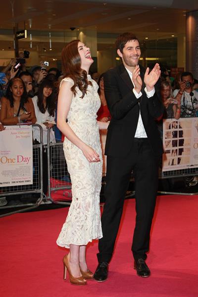 Anne Hathaway One Day European Premiere in London August 23, 2011