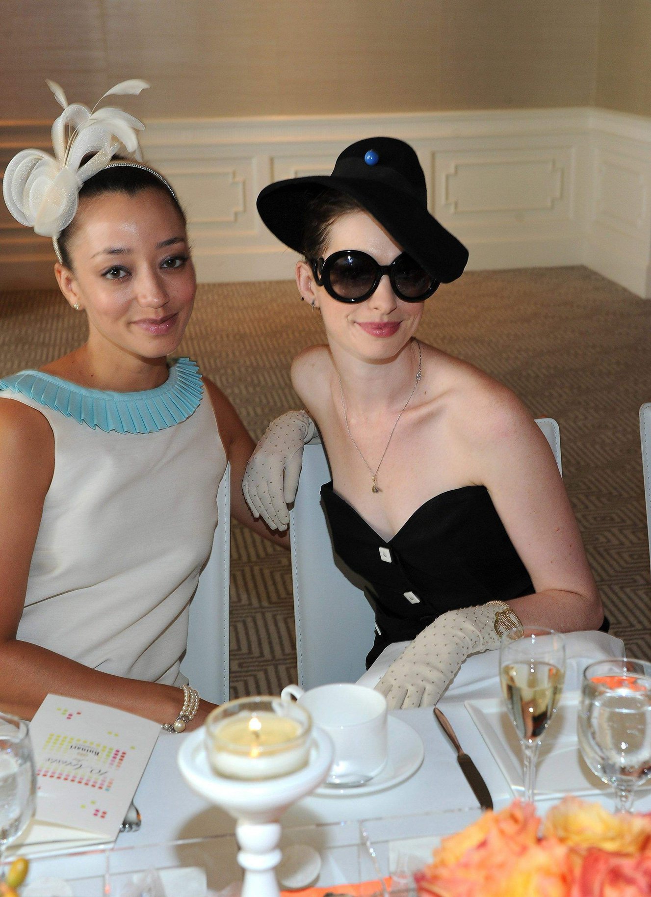 Anne Hathaway Ruinart Private Art Auction 2-10-2011 