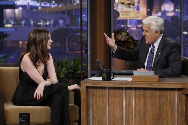 Anne Hathaway on the Tonight Show with Jay Leno April 11, 2010