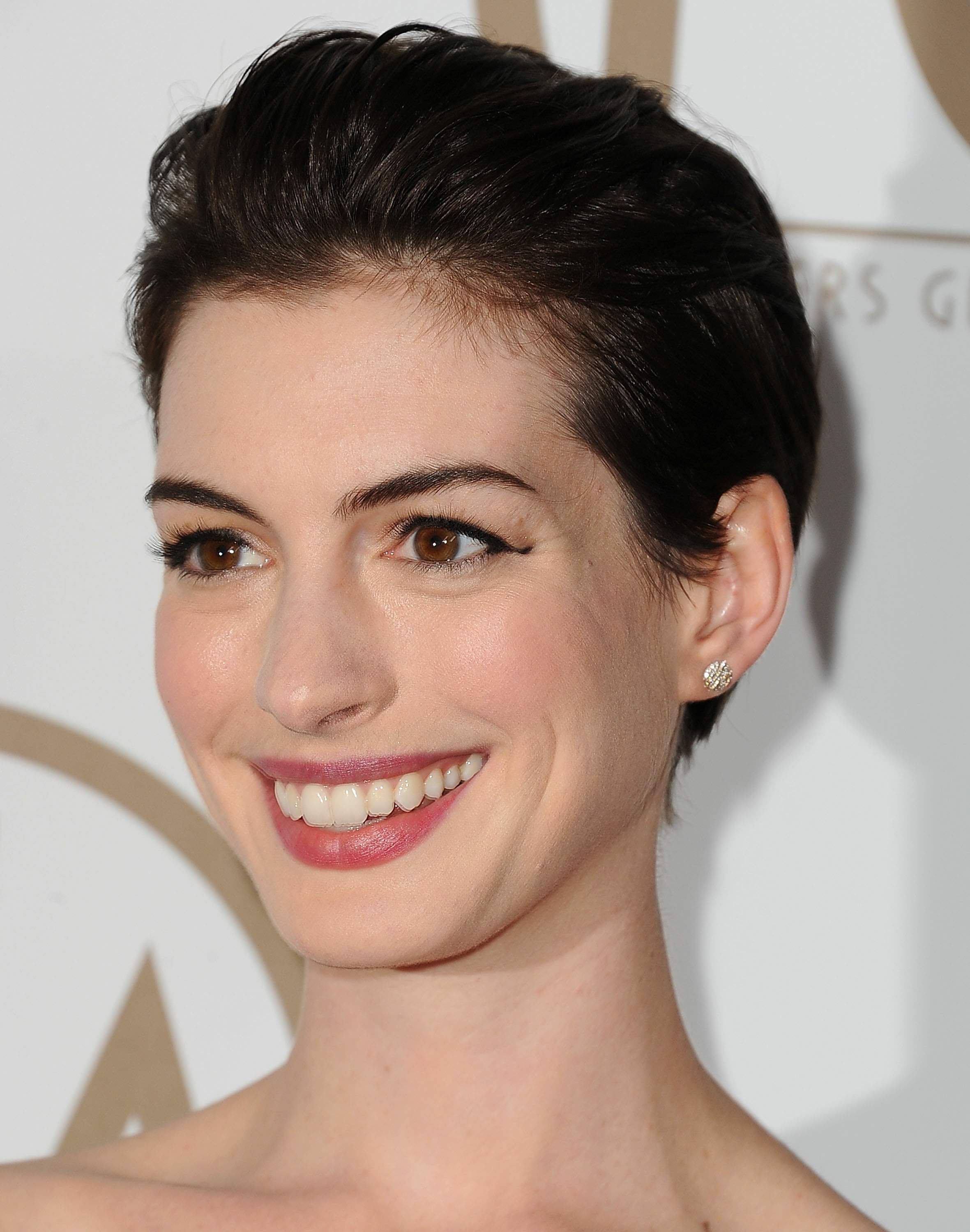 Anne Hathaway 24th Annual Producers Guild Awards at The Beverly Hilton Hotel in Beverly Hills January 26-2013 