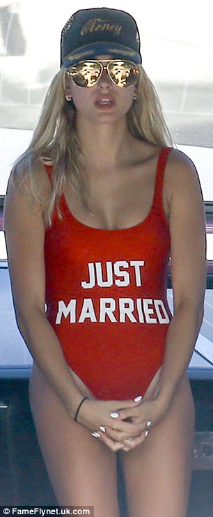 Hailey Bieber in a bikini