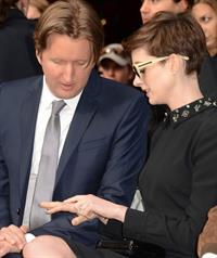 Anne Hathaway attends the Hugh Jackman Hollywood Walk Of Fame Ceremony in Hollywood December 13-2012 