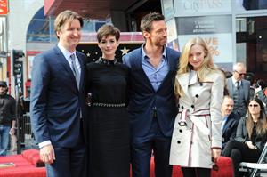 Anne Hathaway attends the Hugh Jackman Hollywood Walk Of Fame Ceremony in Hollywood December 13-2012 