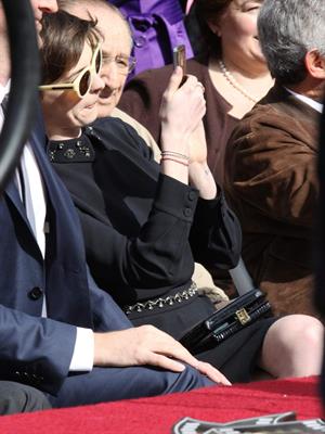 Anne Hathaway attends the Hugh Jackman Hollywood Walk Of Fame Ceremony in Hollywood December 13-2012 