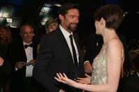 Anne Hathaway attends the Critics' Choice Movie Awards 2013 with Skinnygirl Cocktails at Barkar Hangar