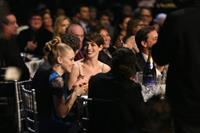 Anne Hathaway attends the Critics' Choice Movie Awards 2013 with Skinnygirl Cocktails at Barkar Hangar