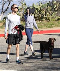 Anne Hathaway out and about in the Hollywood Hills 1/19/13 