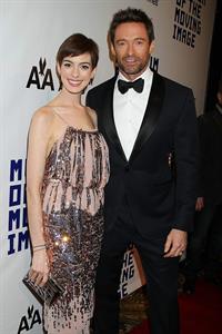 Anne Hathaway Attended the Museum of the Moving Image 27th Annual Black Tie Salute in New York Dec 11, 2012