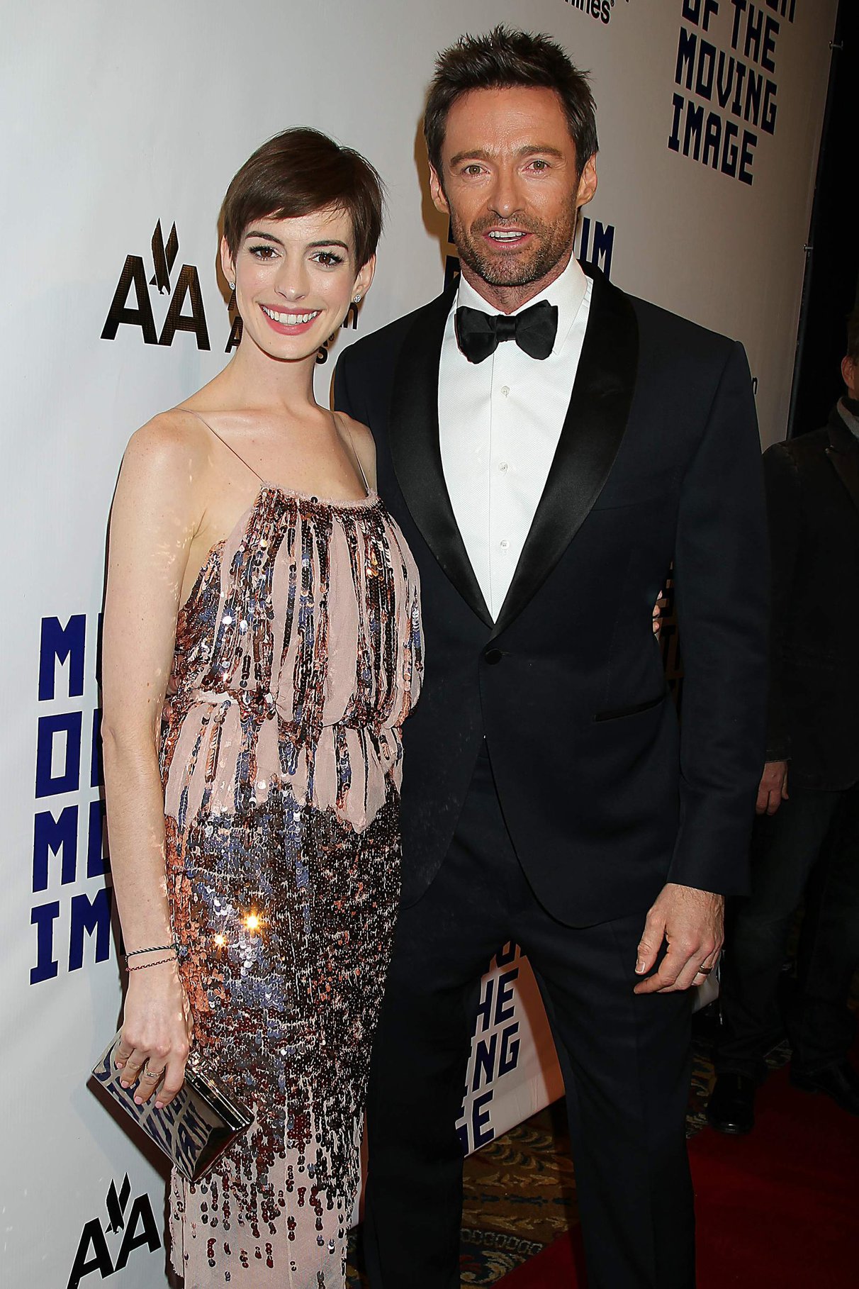 Anne Hathaway Attended the Museum of the Moving Image 27th Annual Black Tie Salute in New York Dec 11, 2012