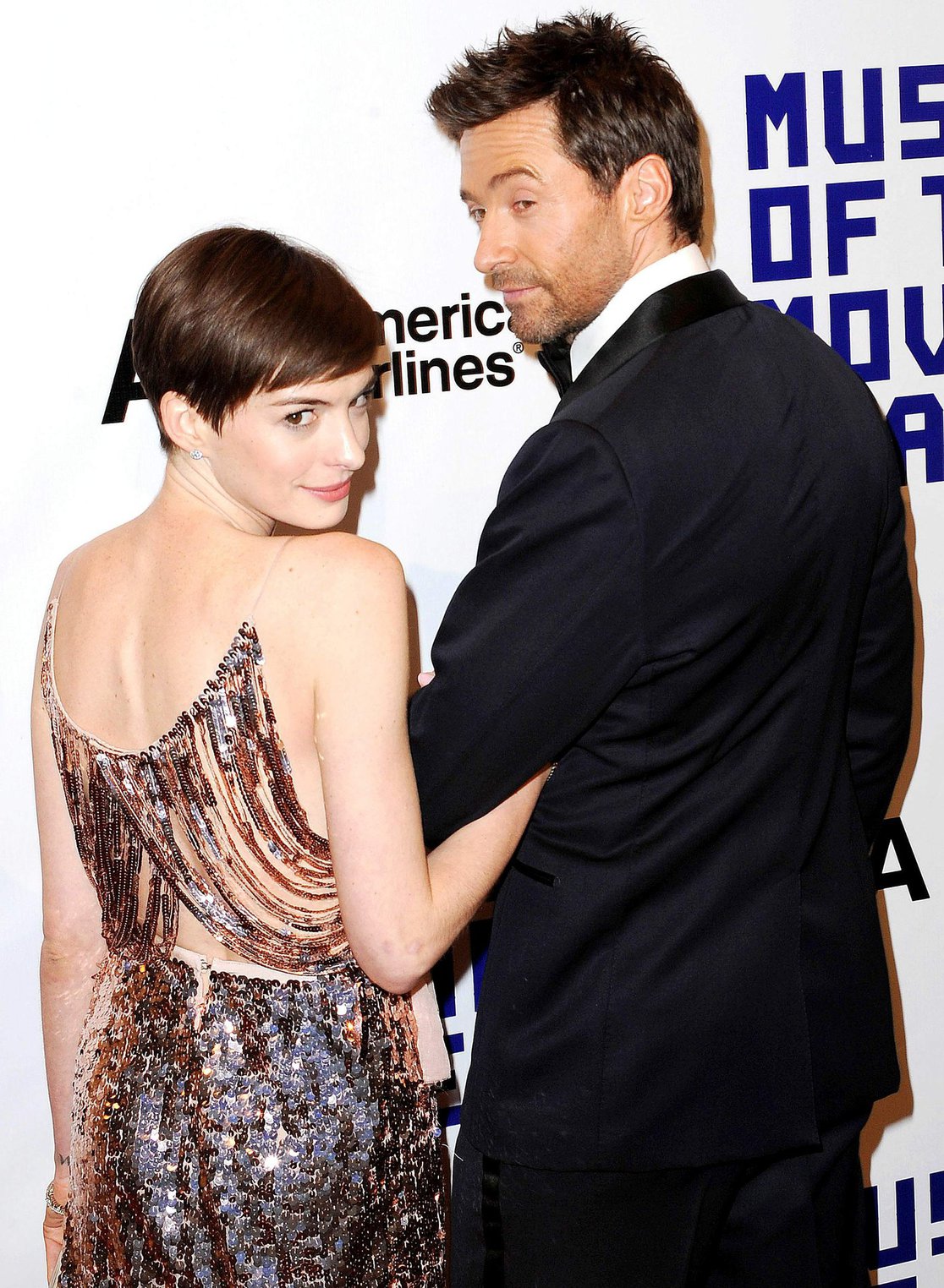 Anne Hathaway Attended the Museum of the Moving Image 27th Annual Black Tie Salute in New York Dec 11, 2012