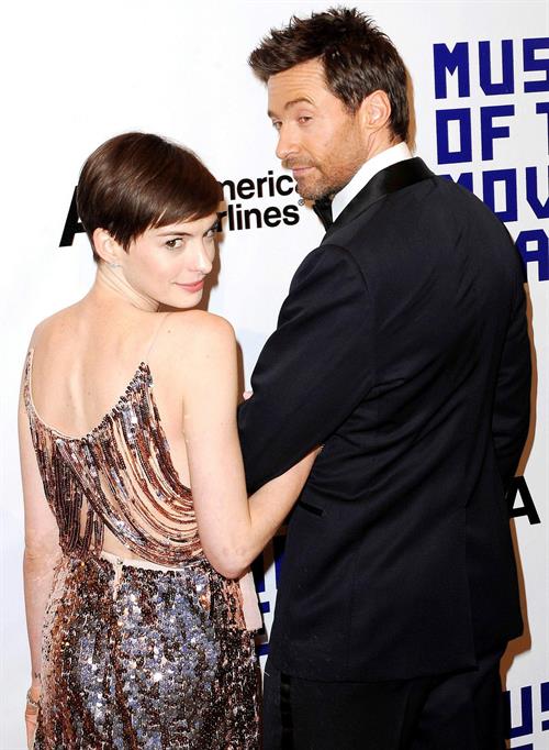 Anne Hathaway Attended the Museum of the Moving Image 27th Annual Black Tie Salute in New York Dec 11, 2012