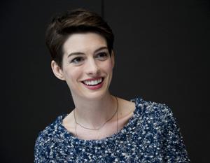 Anne Hathaway Photocall of the musical Les Miserables at the Mandarin Hotel in New York, NY, December 2, 2012
