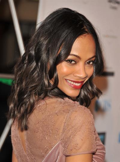 Zoe Saldana  14th Annual NHMC Impact Awards -- Beverly Hills, Feb. 25, 2011 