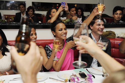 Zoe Saldana Flaunt Magazine and Gypsy 05 Present  The Neo-Golden Age  Hosted By Zoe Saldana on August 19, 2011 