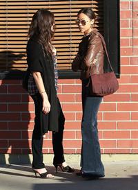 Zoe Saldana after lunch at Good Earth in Studio City December 22, 2011 