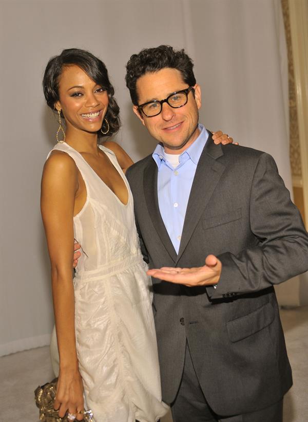 Zoe Saldana arrives for ELLE Magazine 16th Annual Women in Hollywood Tribute Oct 19, 2009  