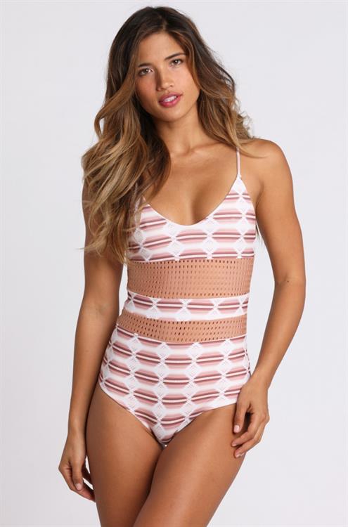 Rachel Barnes in a bikini