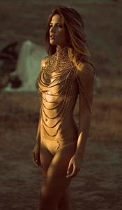 Rachel Barnes in a bikini