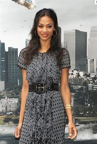 Zoe Saldana at the Star Trek Madrid Photocall