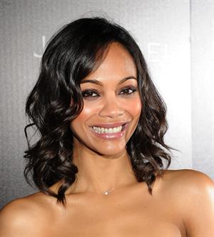 Zoe Saldana Audi And J Mendel Celebrate The 2011 Golden Globe Awards in LA January 9, 2011 