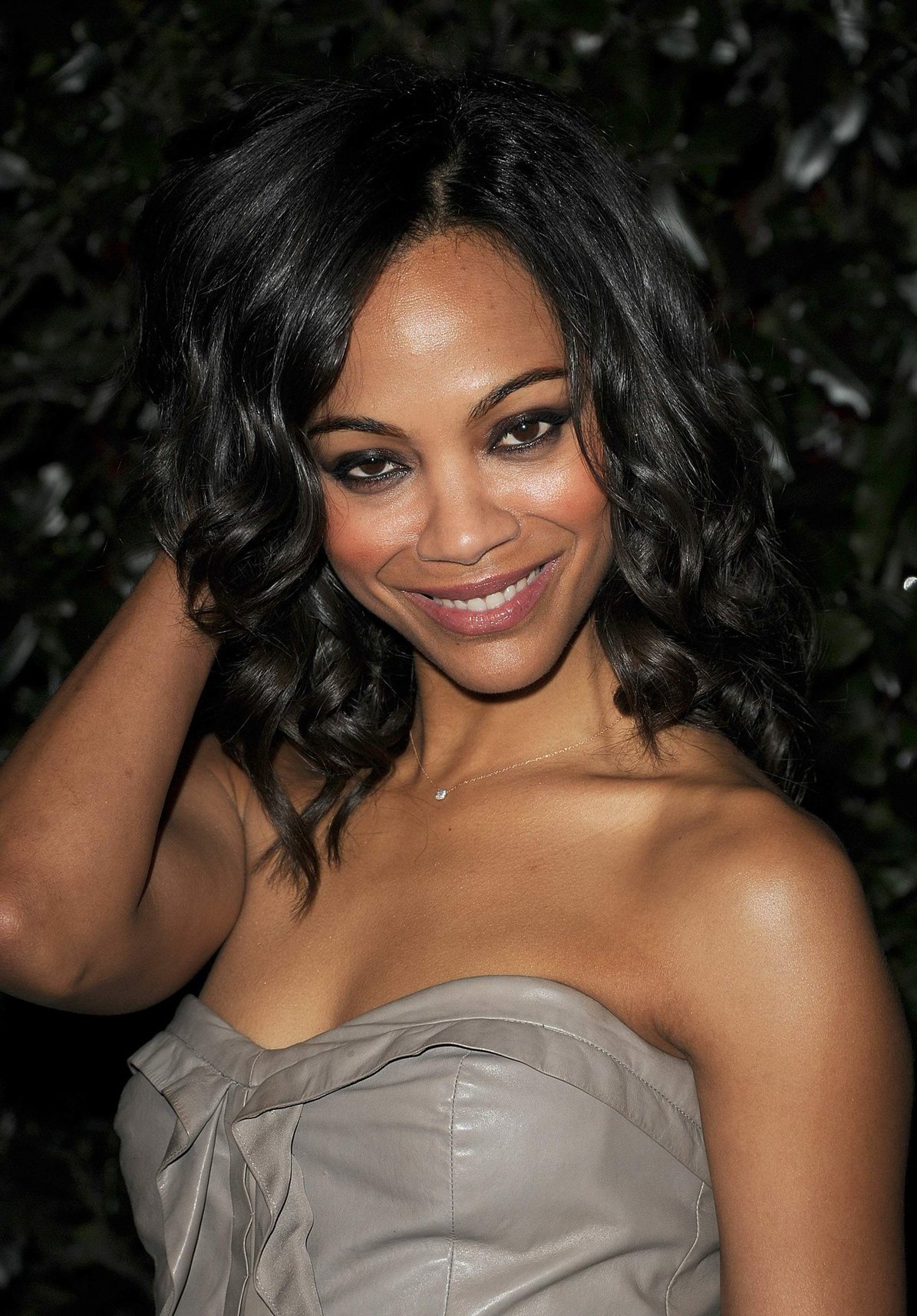 Zoe Saldana Audi And J Mendel Celebrate The 2011 Golden Globe Awards in LA January 9, 2011 