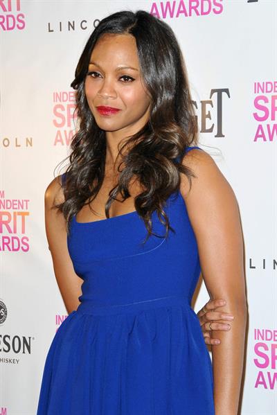 Zoe Saldana 2013 Film Independent Spirit Awards Nominations Press Conference at the W Hollywood on November 27, 2013