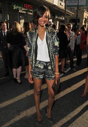 Zoe Saldana  ''Captain America - The First Avenger'' Los Angeles Premiere July 19-2011 