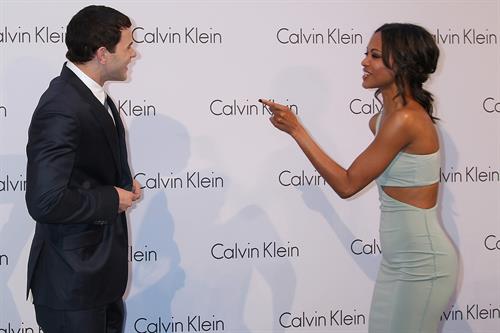 Zoe Saldana at The World Of Calvin Klein - Mercedes Benz Fashion Week Spring/Summer 2011 - July 7, 2010