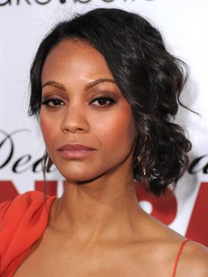 Zoe Saldana @ Death At A Funeral Los Angeles Premiere 12/04/10  