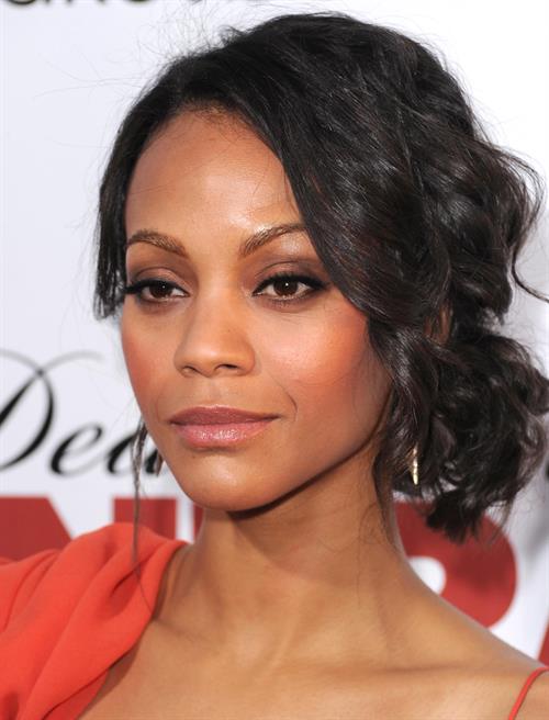 Zoe Saldana @ Death At A Funeral Los Angeles Premiere 12/04/10  