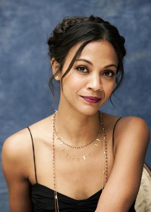 Zoe Saldana at Death At A Funeral press conference at the Four Seasons Hotel 11-04-2010 