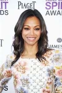 Zoe Saldana 2 Film Independent Spirit Awards in Santa Monica - February 25, 2012