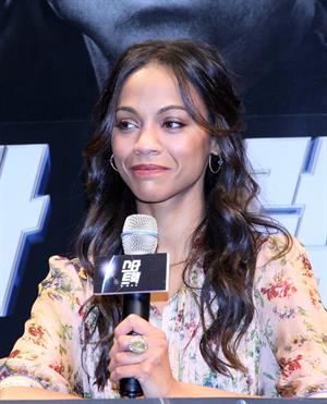 Zoe Saldana ''Star Trek - The Beginning' press conference at  
