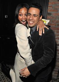 Zoe Saldana ''How To Make It In America'' Screening in NYC February 9, 2010  