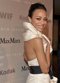 Zoe Saldana - 2010 Women In Film Crystal & Lucy Awards: A New Era - June 1, 2010