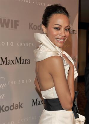 Zoe Saldana - 2010 Women In Film Crystal & Lucy Awards: A New Era - June 1, 2010