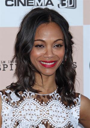 Zoe Saldana - 2011 Film Independent Spirit Awards at Santa Monica Beach (Feb. 26, 2011)