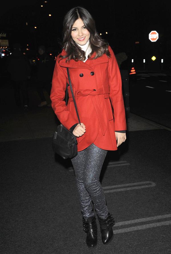 Victoria Justice out and about in New York City 11/28/12 