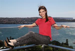 Victoria Justice Intercontinental Hotel Portraits in Sydney 11/11/12