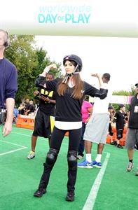 Victoria Justice Worldwide Day of Play event in Washington DC 9/24/11 