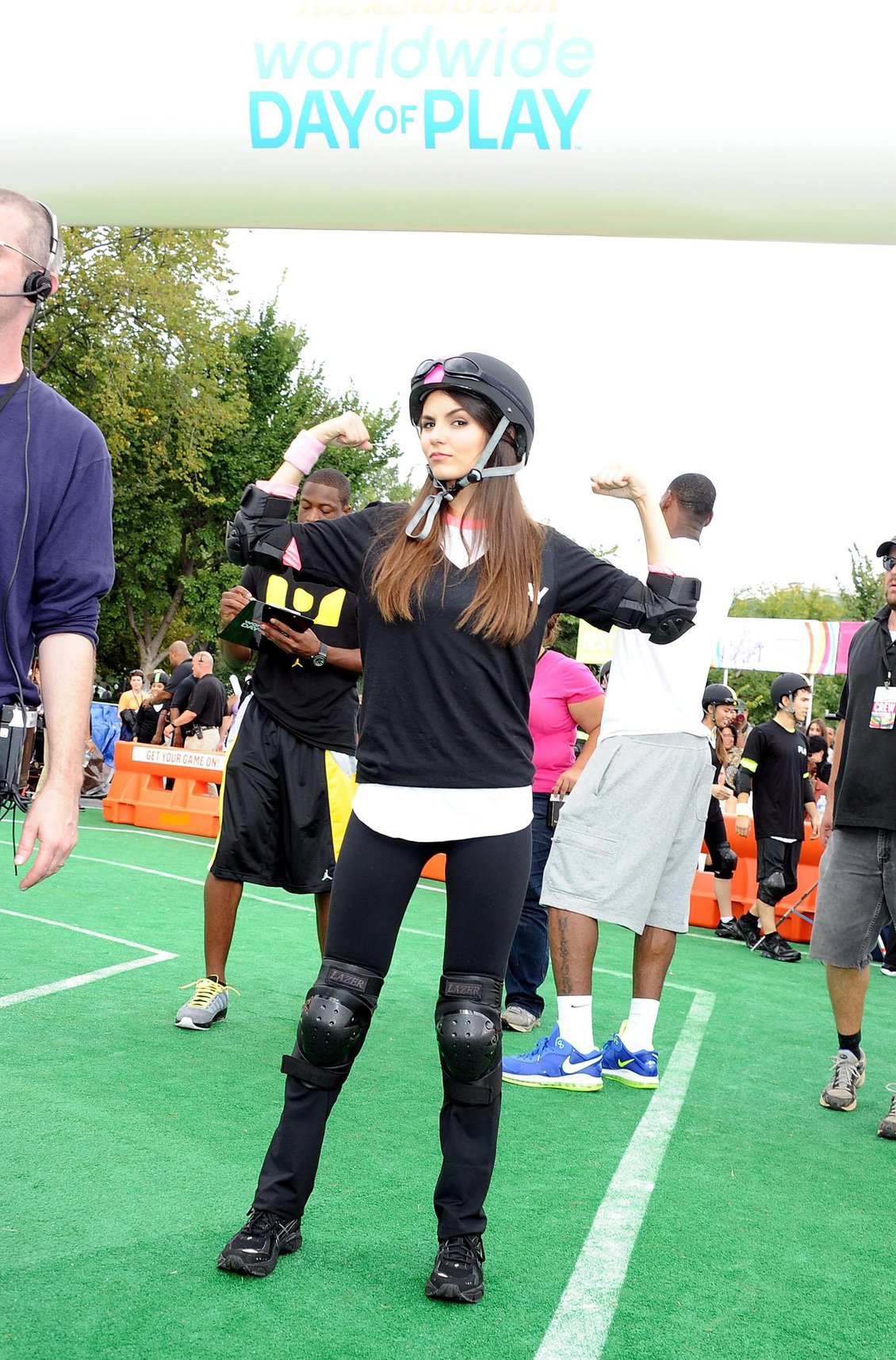Victoria Justice Worldwide Day of Play event in Washington DC 9/24/11 