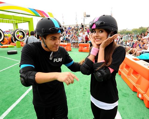 Victoria Justice Worldwide Day of Play event in Washington DC 9/24/11 