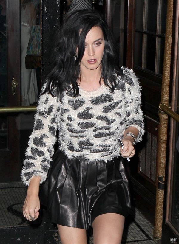 Katy Perry leaving her pre-album release party at NYC on August 12, 2013
