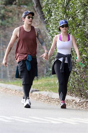 Katy Perry hiking in LA on January 31, 2013