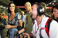 Katy Perry at the Formula One Grand Prix in Singapore 9/23/12