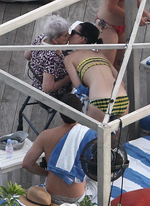 Katy Perry - In a bikini at a hotel pool in Miami July 27, 2012