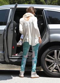 Jessica Alba a park in Beverly Hills 12-5-2012